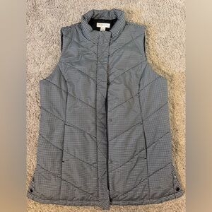 Christopher & Banks Size LP Houndstooth Vest